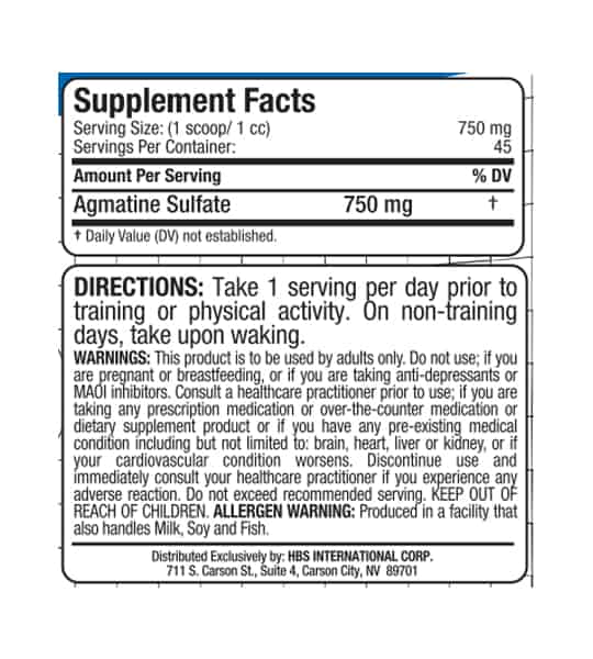 allmax-nutrition-agmatine-sulfate-ingredients